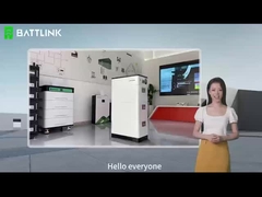 IP55 Sistema de almacenamiento de energía para el hogar libremente apilable con interfaz de comunicación Canbus/RS485