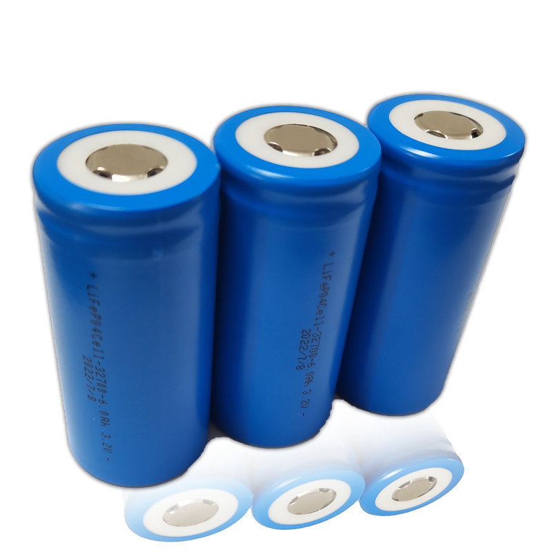 3.2v Rechargeable Lifepo4 Battery 32700 6000mA LiFePO4 Cylindrical Cells